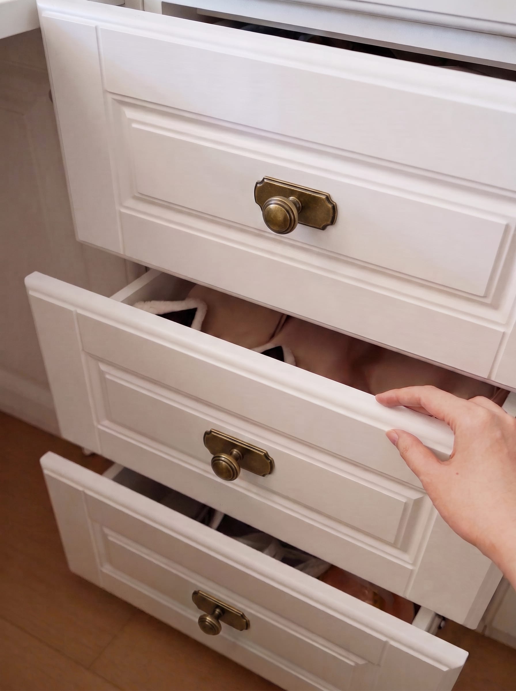 Goo-Ki Round Mushroom Cabinet Knobs, Solid Zinc Alloy Single Hole Drawer Knobs, Vintage Furniture Hardware