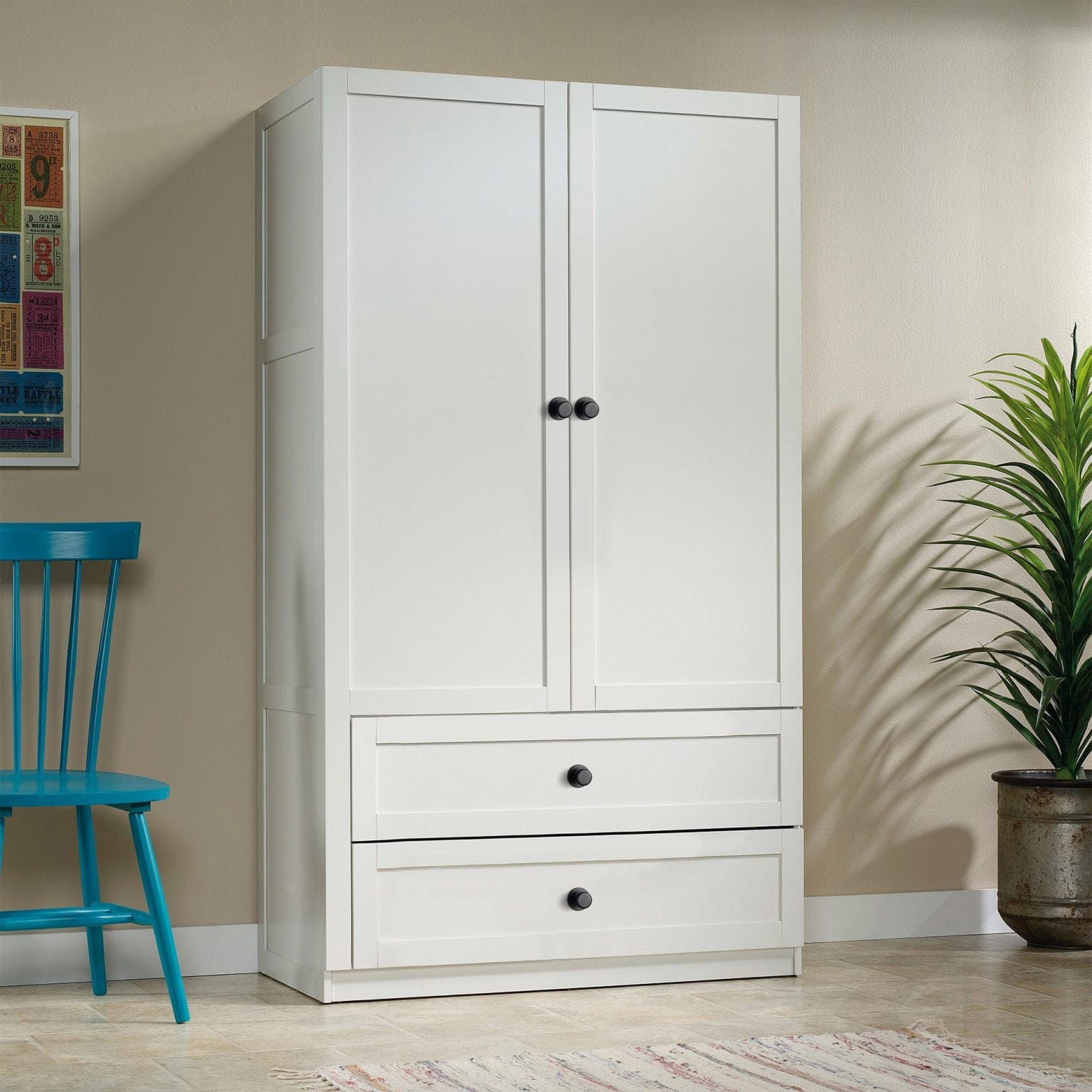 Goo-Ki Rustic Finish Round Cabinet Hardware Knobs Stable Large Base Drawer Knob