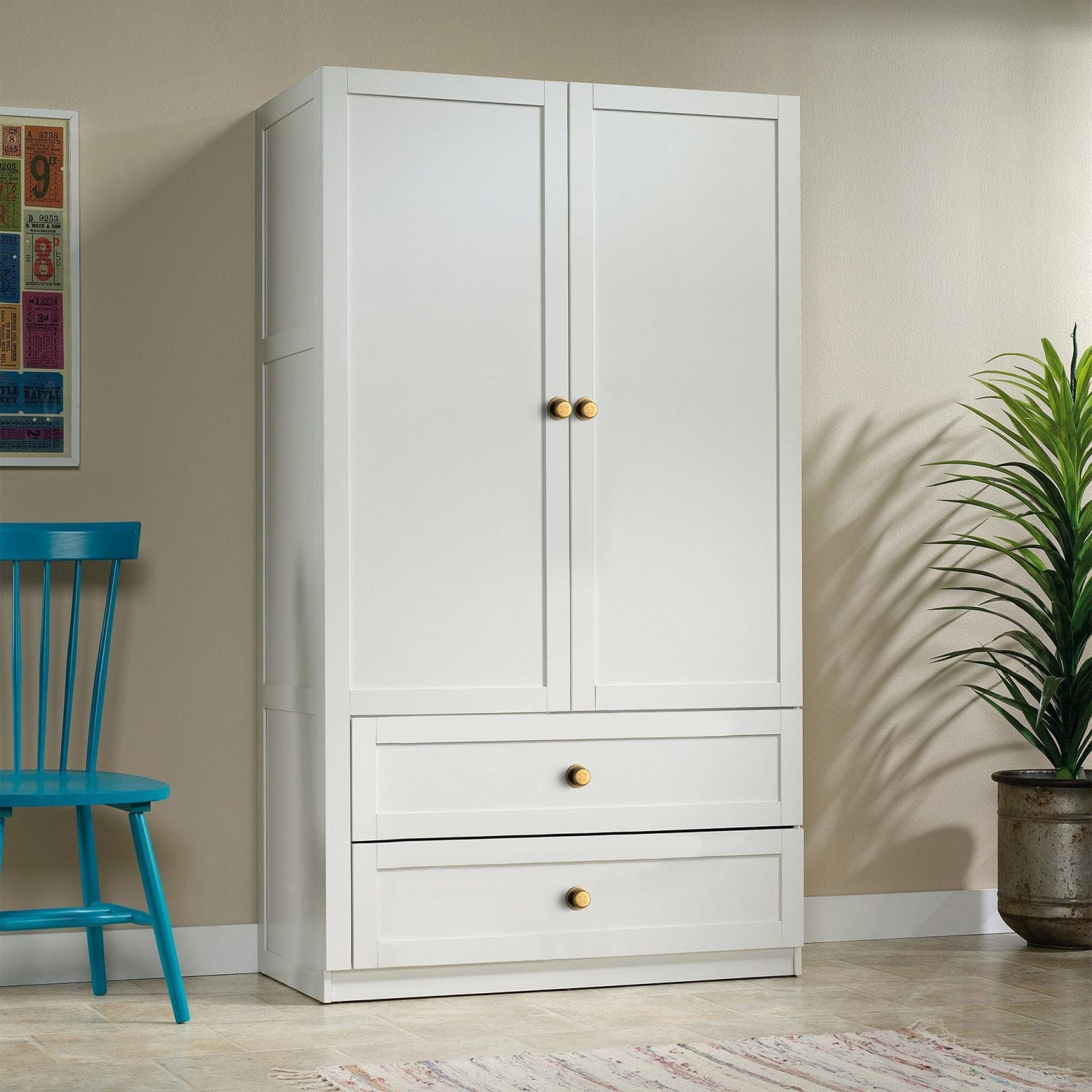 Goo-Ki Rustic Finish Round Cabinet Hardware Knobs Stable Large Base Drawer Knob