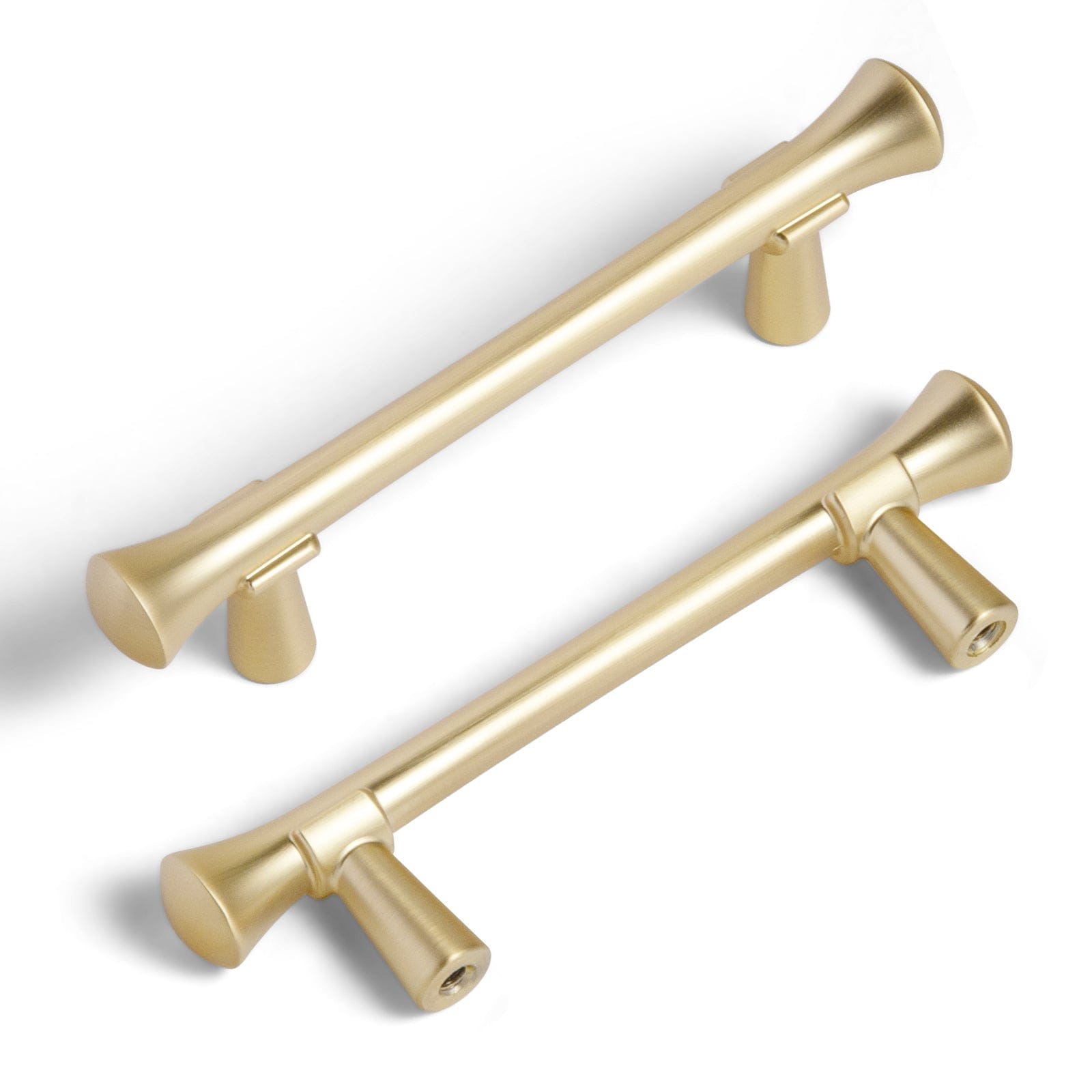 Goo-Ki Rustic Refinement Drawer Pulls for Kitchen Antique Brass Cabinet Handles