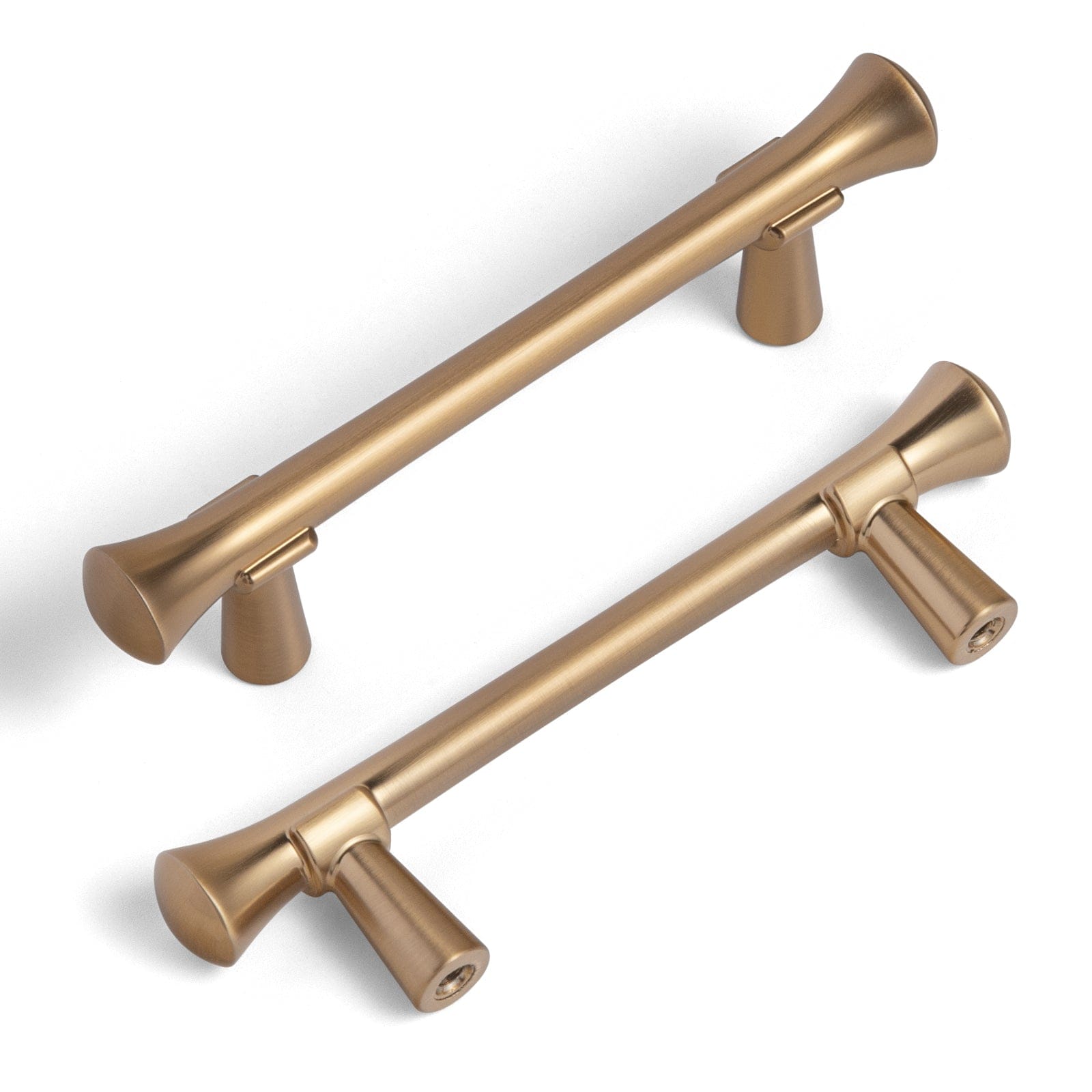 Goo-Ki Rustic Refinement Drawer Pulls for Kitchen Antique Brass Cabinet Handles