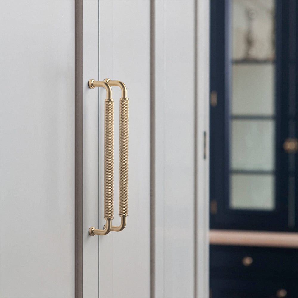 Goo-Ki Rustic Vintage Cabinet Bar Pulls with Textured Grip Knurled Metal Alloy Drawer Handles