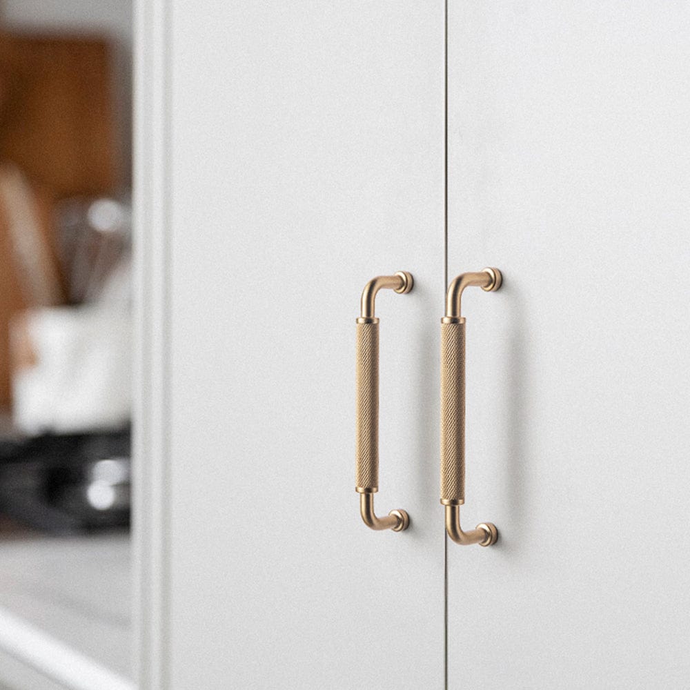 Goo-Ki Rustic Vintage Cabinet Bar Pulls with Textured Grip Knurled Metal Alloy Drawer Handles