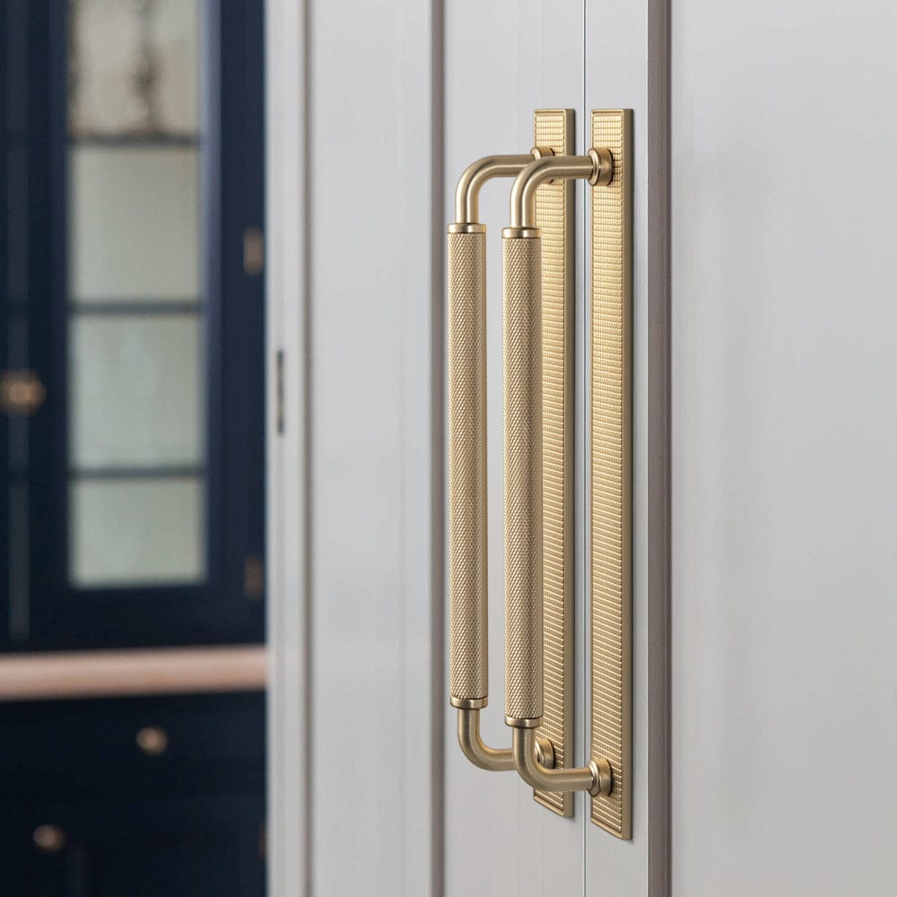 Goo-Ki Rustic Vintage Cabinet Bar Pulls with Textured Grip Knurled Metal Alloy Drawer Handles