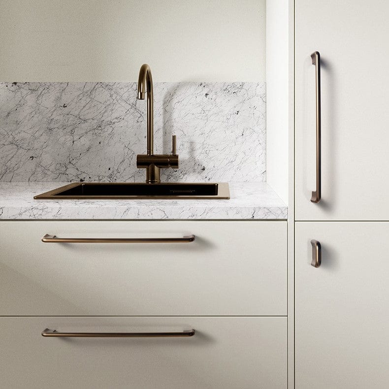 Goo-Ki Sand Brown KItchen Handle Mid-Century Modern Minimalist Cabinet Drawer Pull