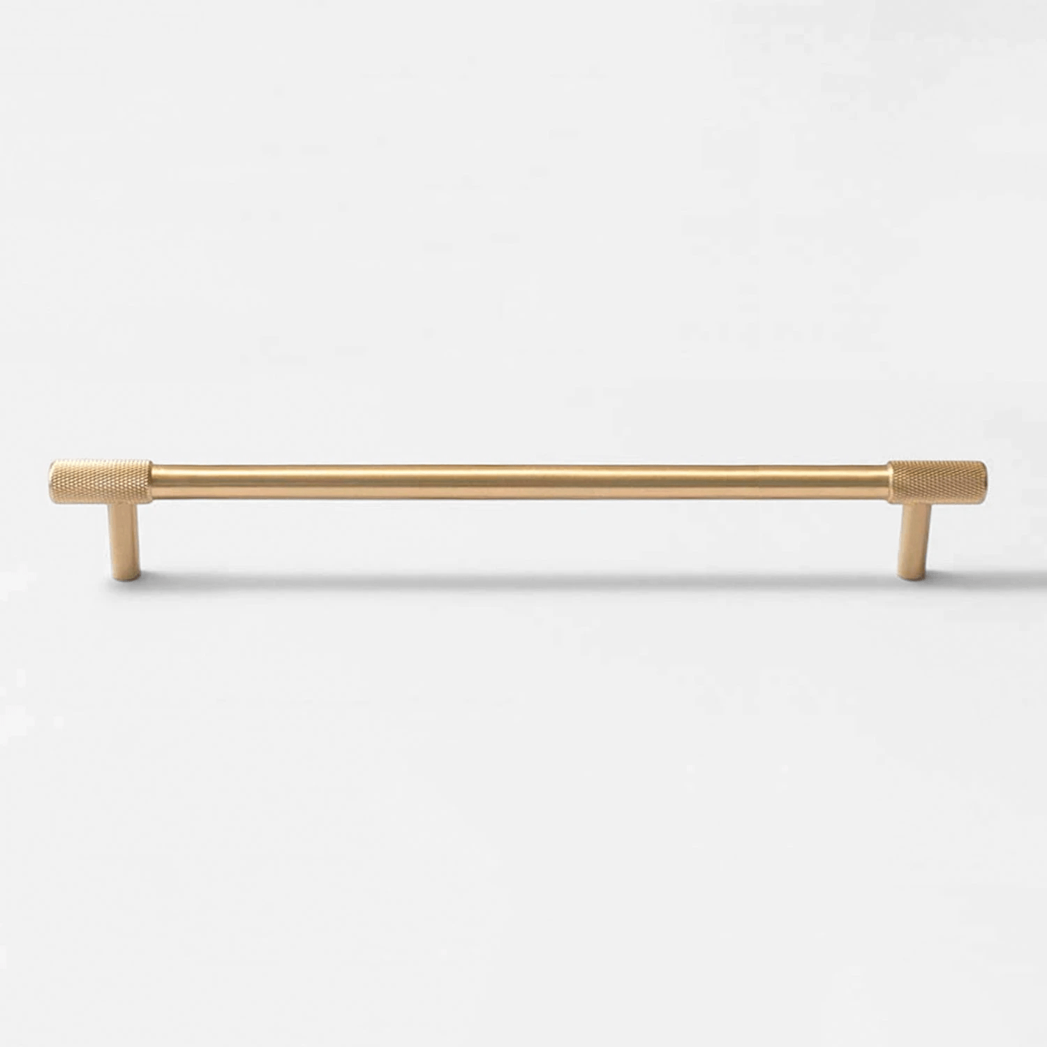 Goo-Ki Satin Brass Knurled Cabinet Handles T Bar Drawer Pulls