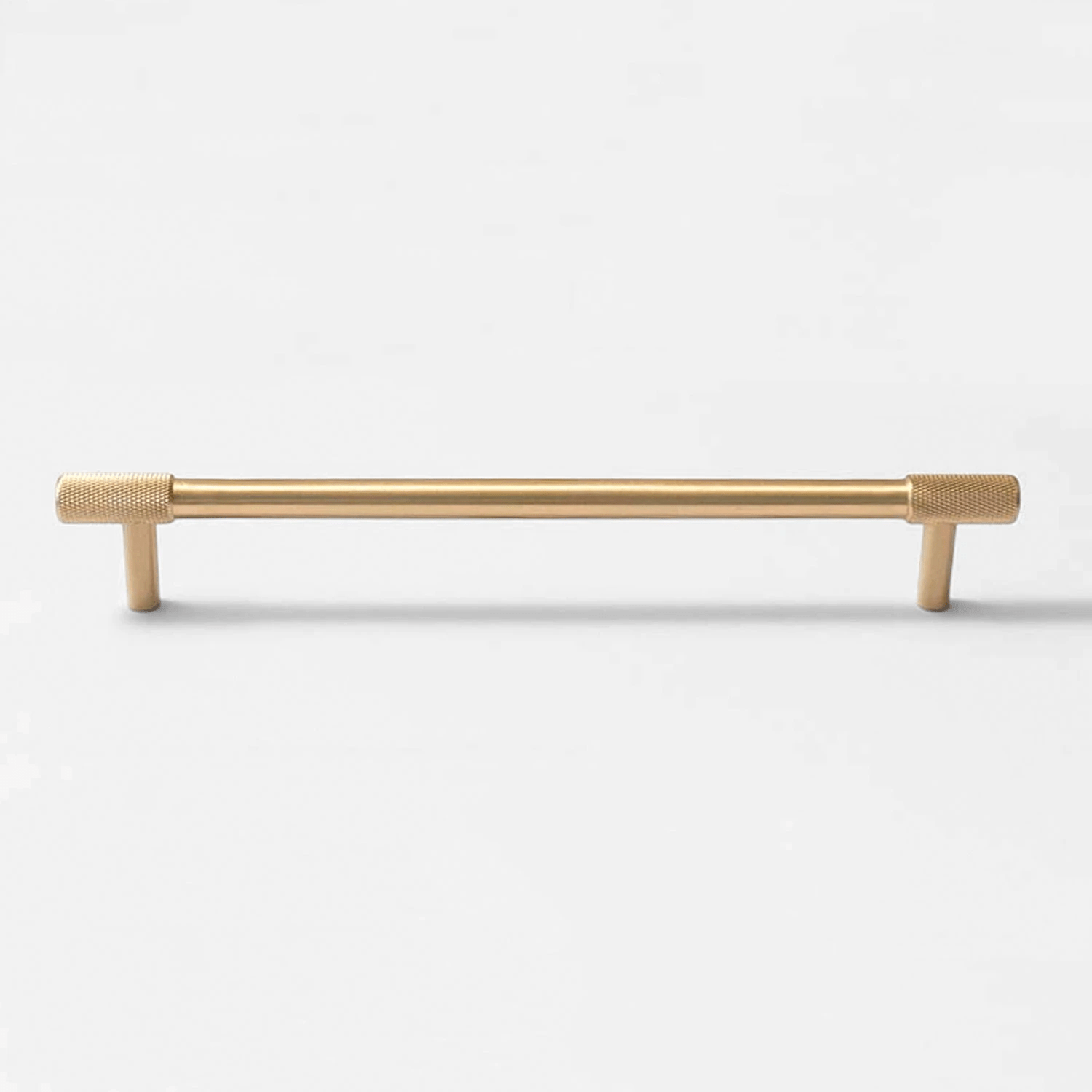Goo-Ki Satin Brass Knurled Cabinet Handles T Bar Drawer Pulls