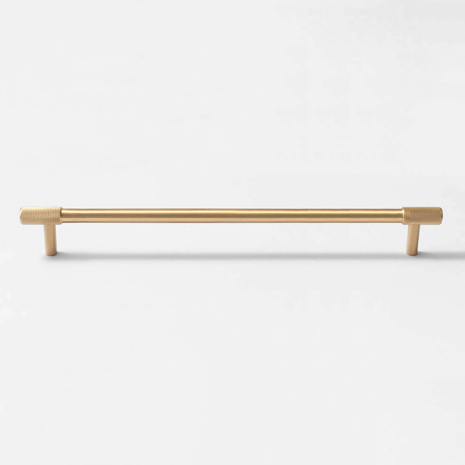 Goo-Ki Satin Brass Knurled Cabinet Handles T Bar Drawer Pulls