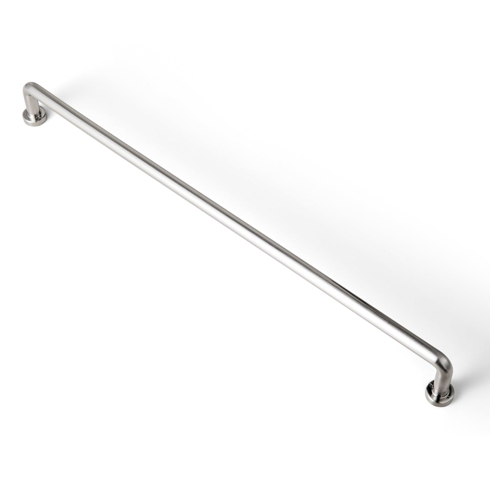 Goo-Ki Satin Nickel / 12.6'' Hole Center / 6 Pack Antique Rustic Vintage Cabinet Bar Pulls Decorative Drawer Handles