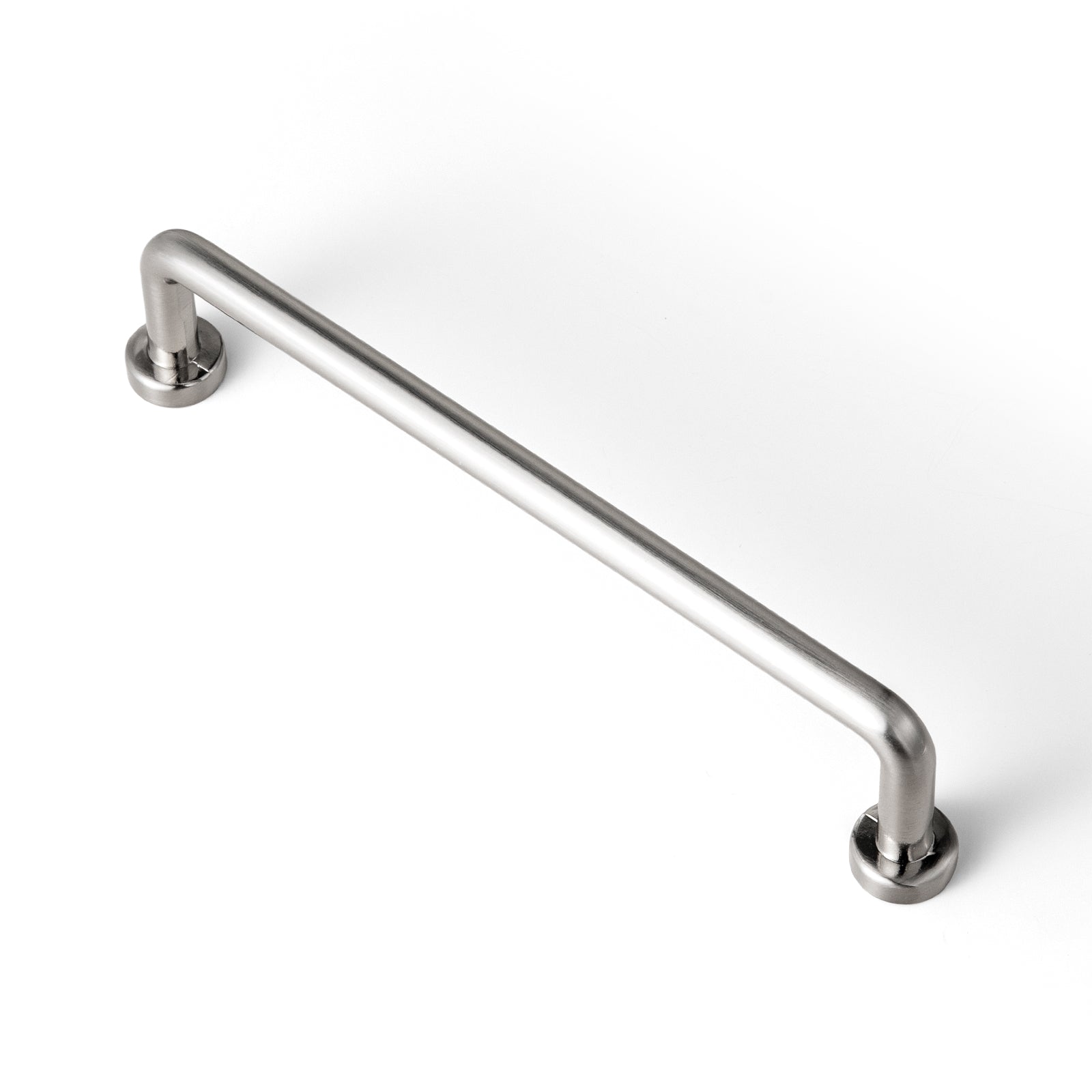 Goo-Ki Satin Nickel / 5'' Hole Center / 6 Pack Antique Rustic Vintage Cabinet Bar Pulls Decorative Drawer Handles