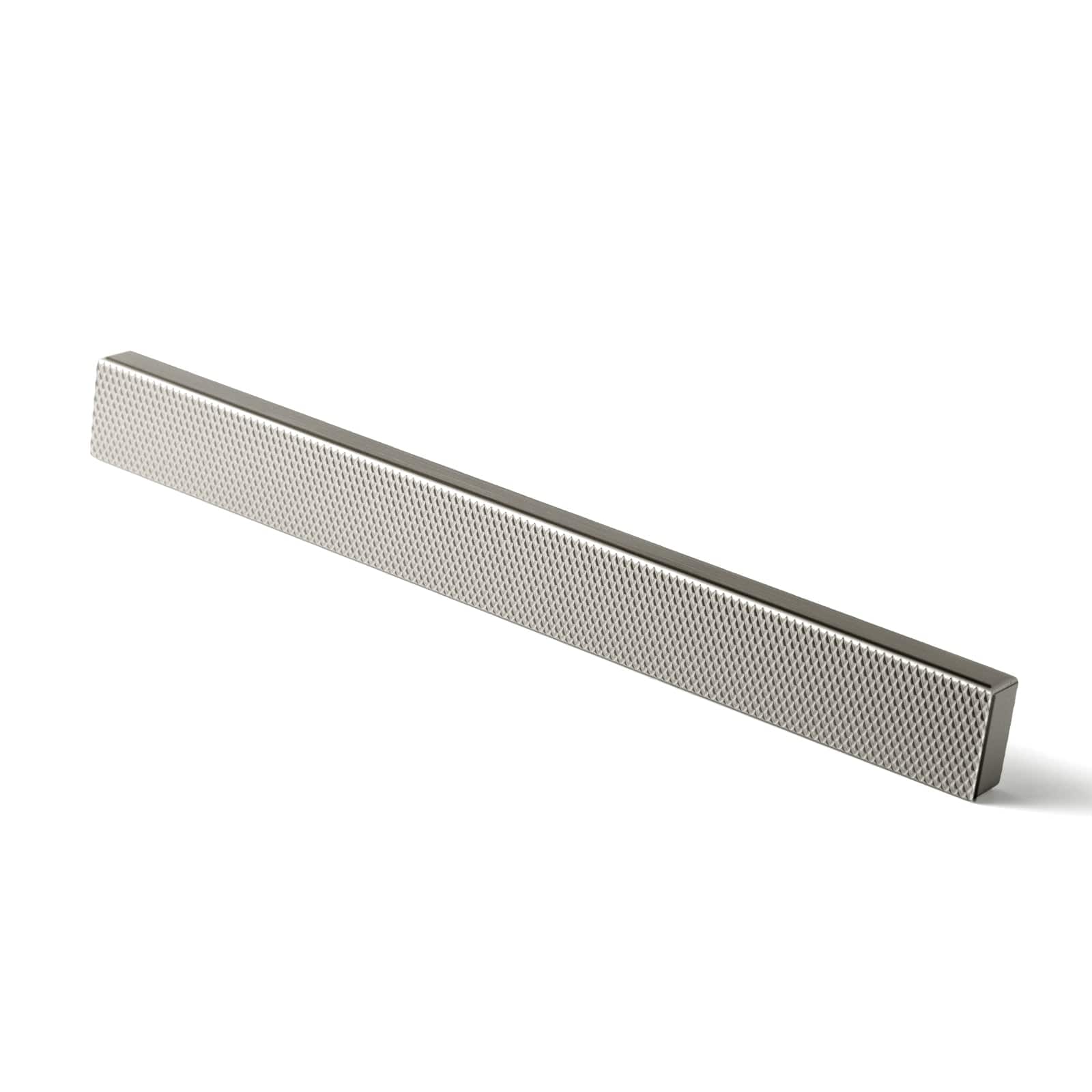 Goo-Ki Satin Nickel / 5'' Hole Center / 6 Pack Modern Aluminum Knurled Cabinet Pull Handles - Comfortable Grip & Long - lasting
