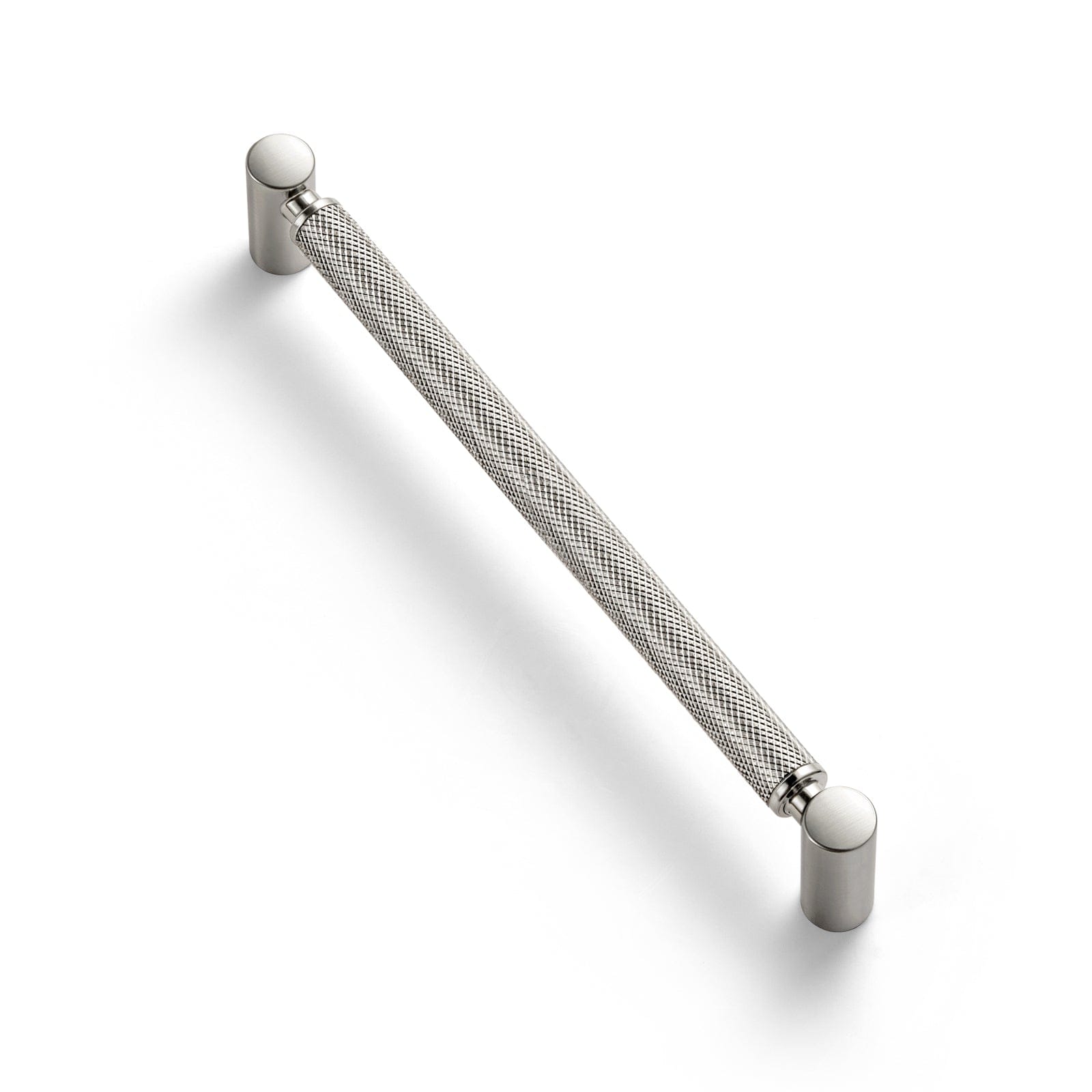 Goo-Ki Satin Nickel / 7.6'' Hole Center / 6 Pack Classic Bar-shaped Knurled Aluminium Drawer Pull Durable & Stylish Hardware for Furniture