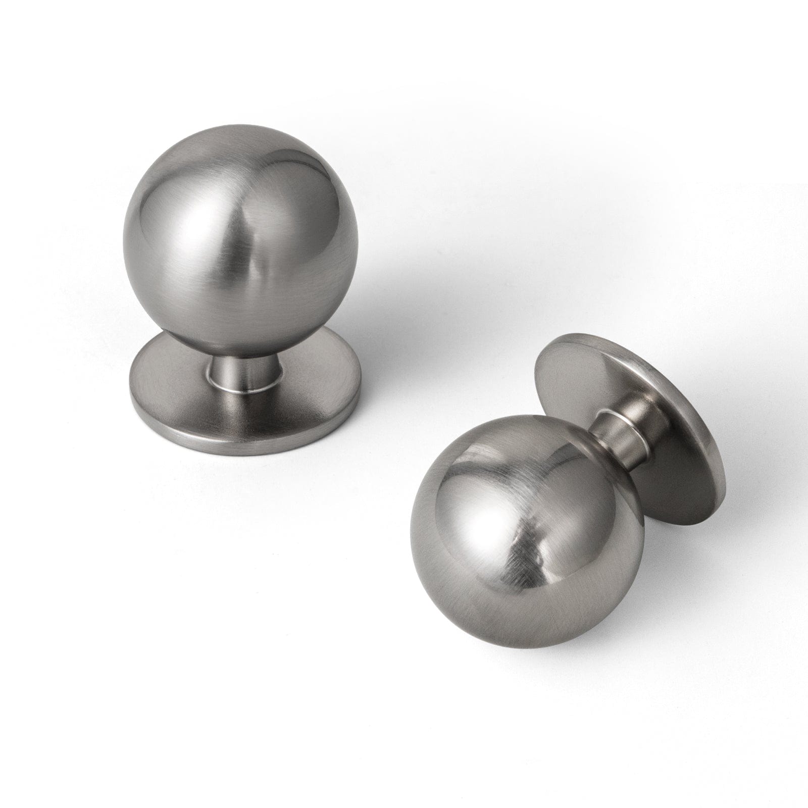 Goo-Ki Satin Nickel / 9595 Knob Plus / 12 Pack Timeless Drawer Pulls Classic Vintage Furniture Handle Elegant Modern Home Decor
