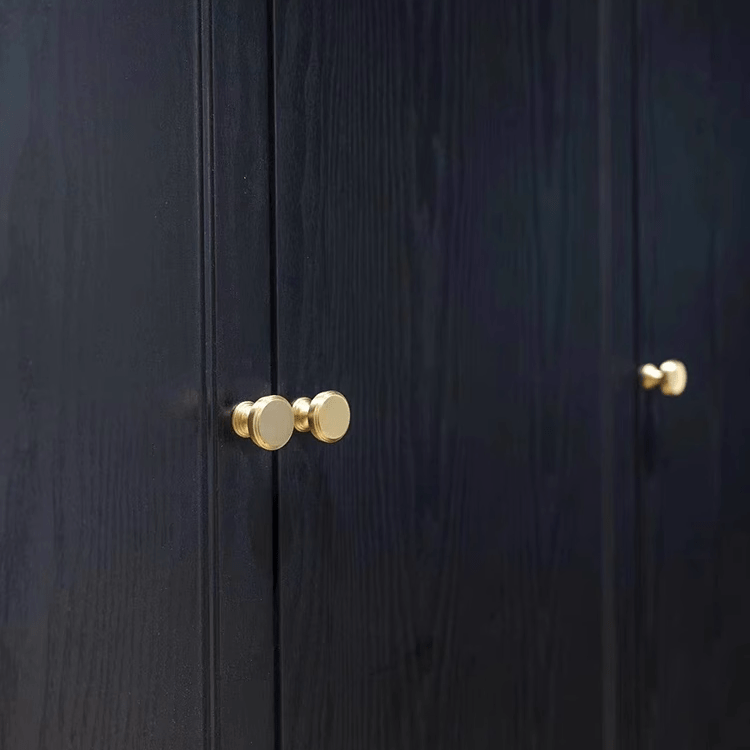 Goo-Ki Scandinavian Minimalist Cabinet Drawer Pull Light Luxury Gold Solid Brass Long Handle