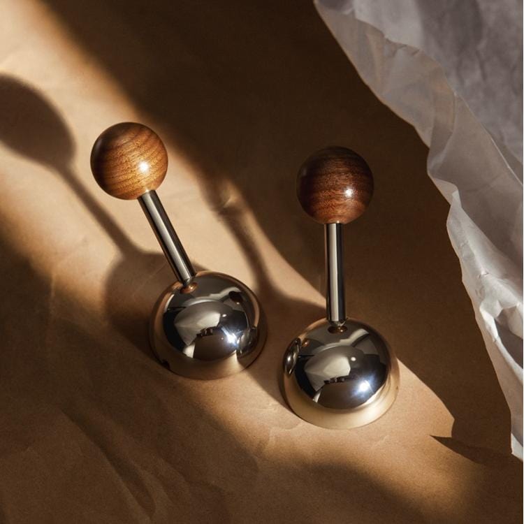 Goo-Ki Semicircle Black Walnut Door Lock American Style Interior Bedroom Door Lock