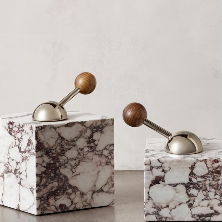 Goo-Ki Semicircle Black Walnut Door Lock American Style Interior Bedroom Door Lock