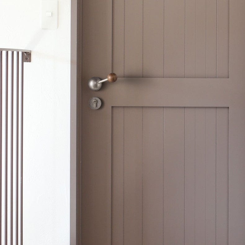 Goo-Ki Semicircle Black Walnut Door Lock American Style Interior Bedroom Door Lock