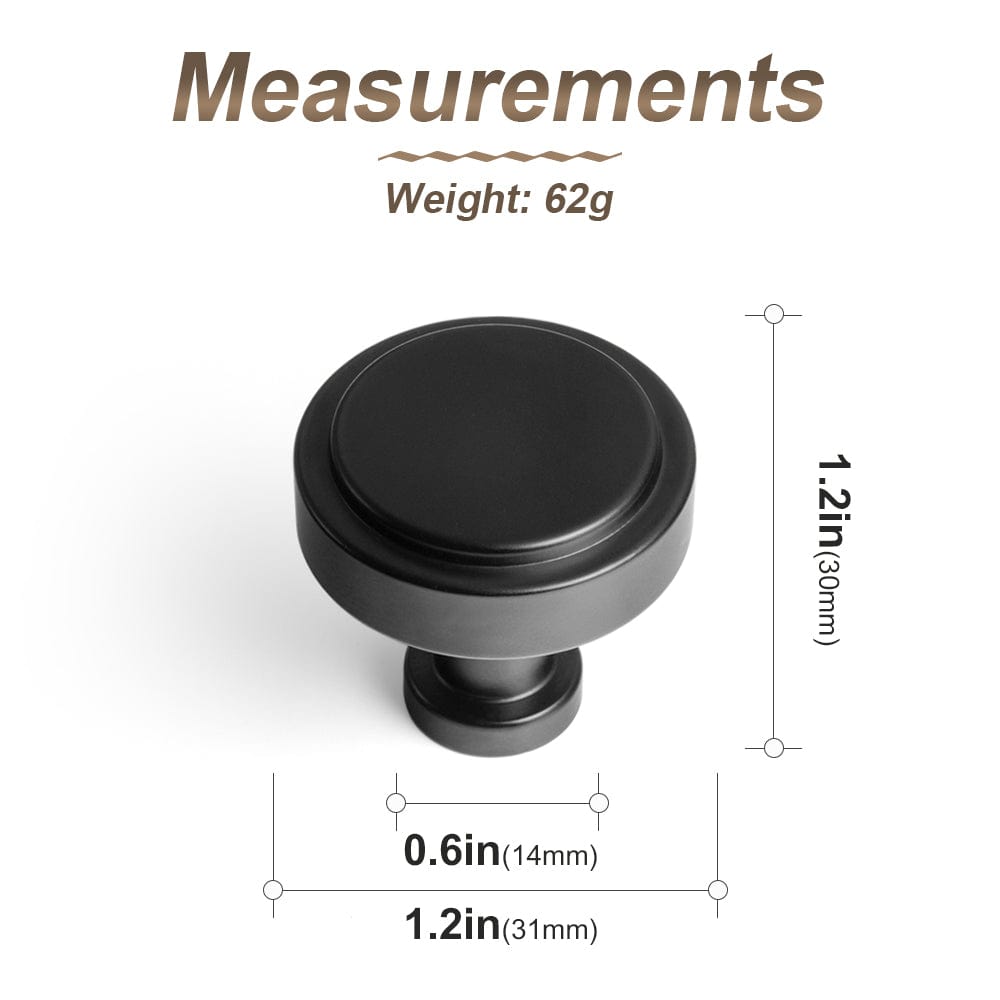 Goo-Ki Simple Cylindrical Zinc Alloy Drawer Knob with Elegant Design