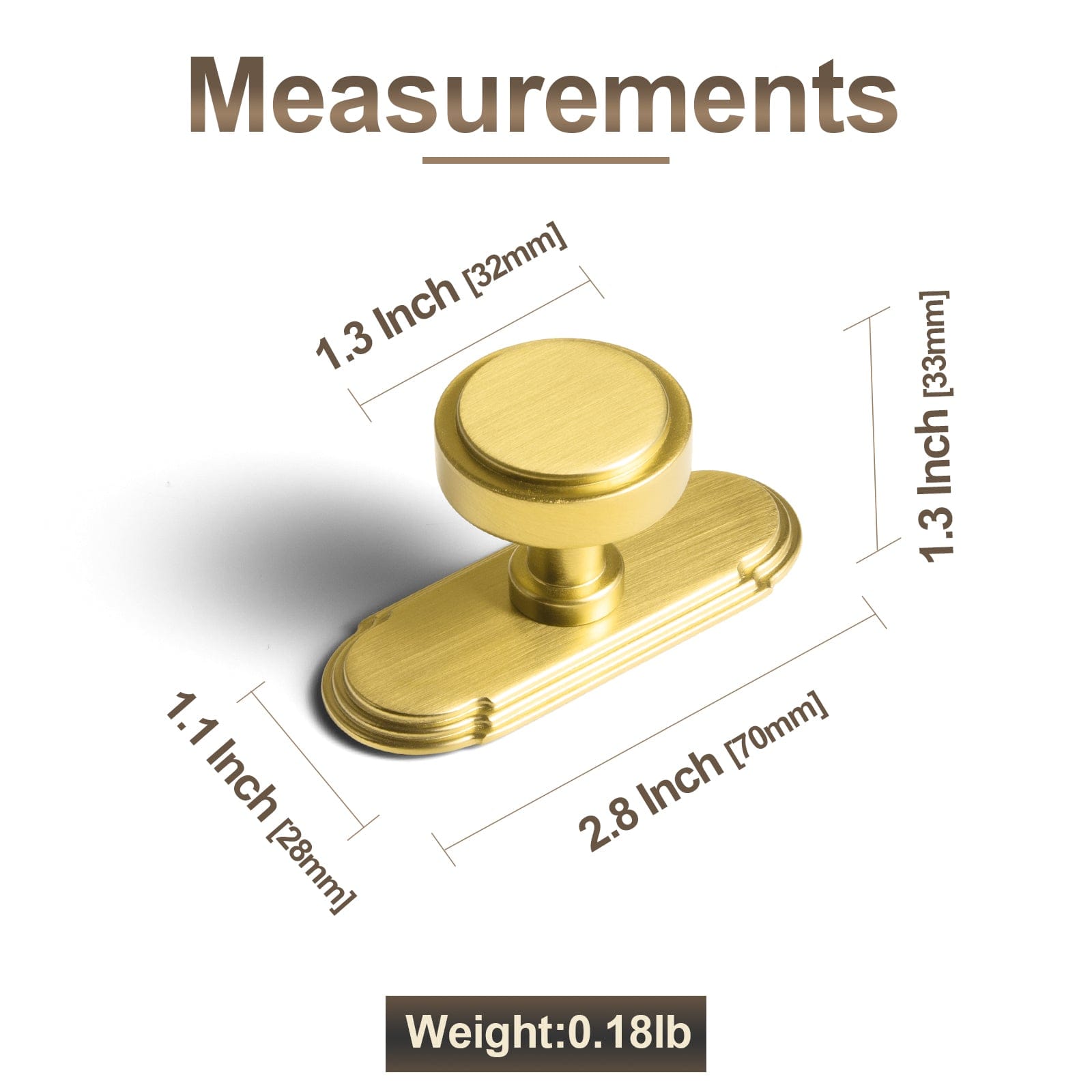 Goo-Ki Simple Cylindrical Zinc Alloy Drawer Knob with Elegant Design