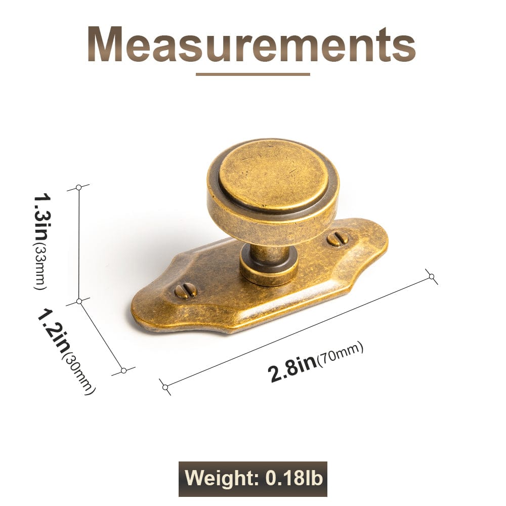 Goo-Ki Simple Cylindrical Zinc Alloy Drawer Knob with Elegant Design