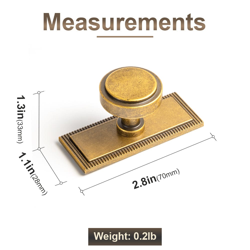 Goo-Ki Simple Cylindrical Zinc Alloy Drawer Knob with Elegant Design