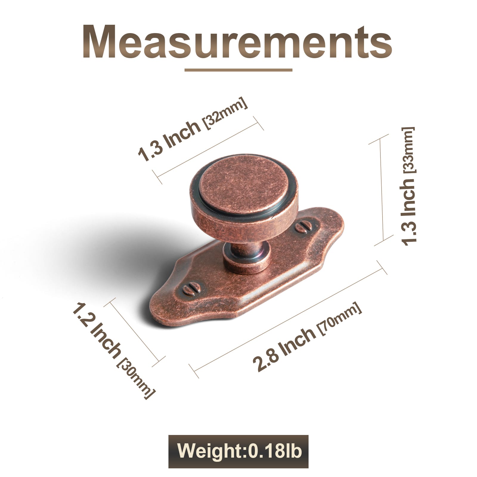 Goo-Ki Simple Cylindrical Zinc Alloy Drawer Knob with Elegant Design