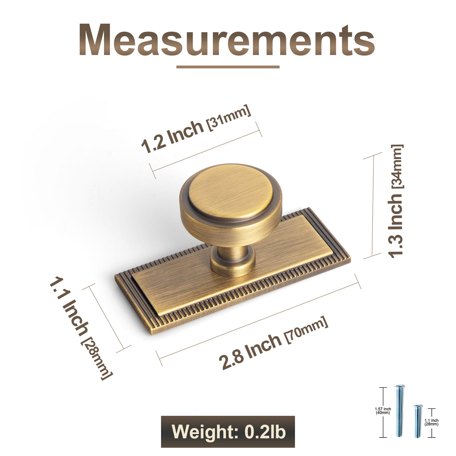 Goo-Ki Simple Cylindrical Zinc Alloy Drawer Knob with Elegant Design