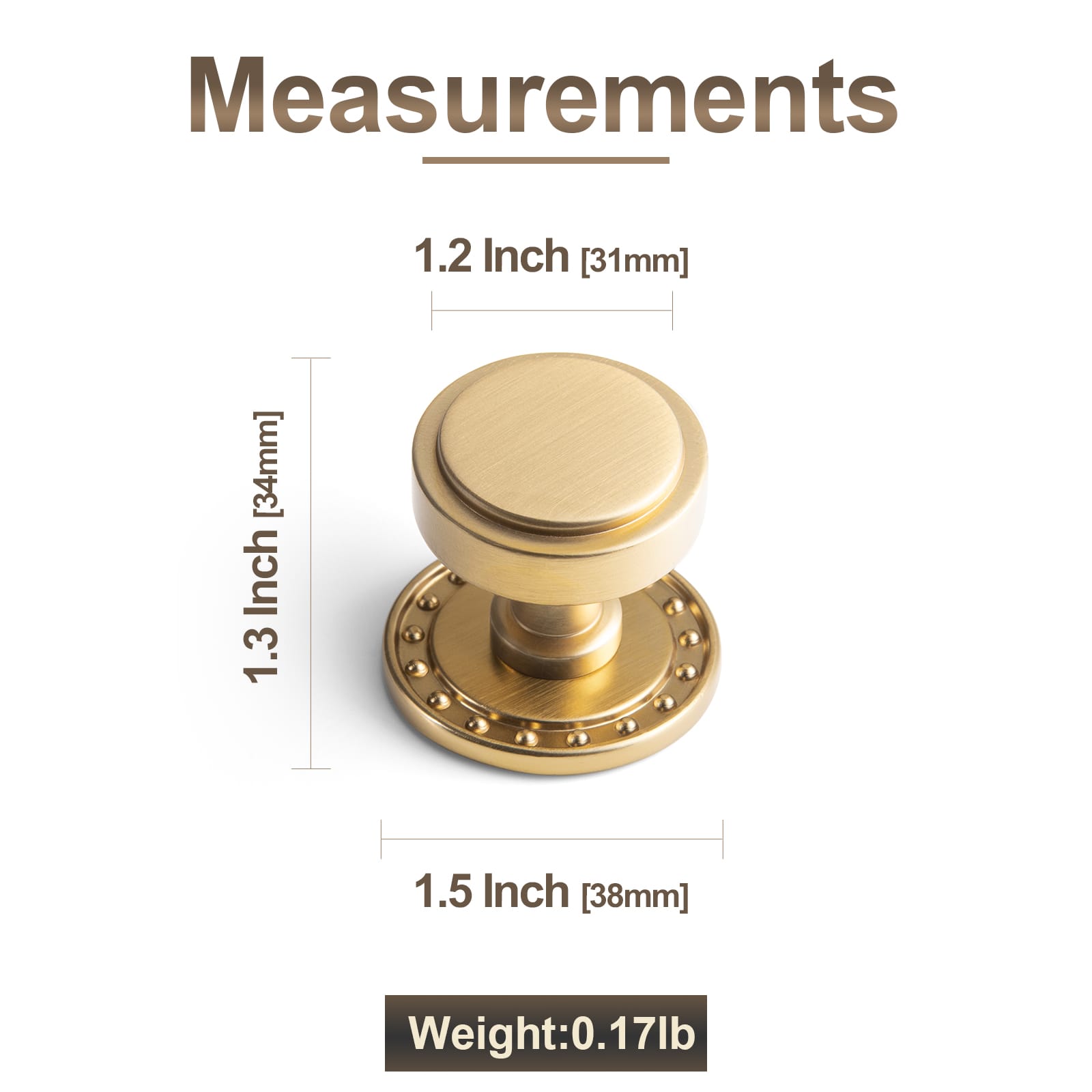 Goo-Ki Simple Cylindrical Zinc Alloy Drawer Knob with Elegant Design