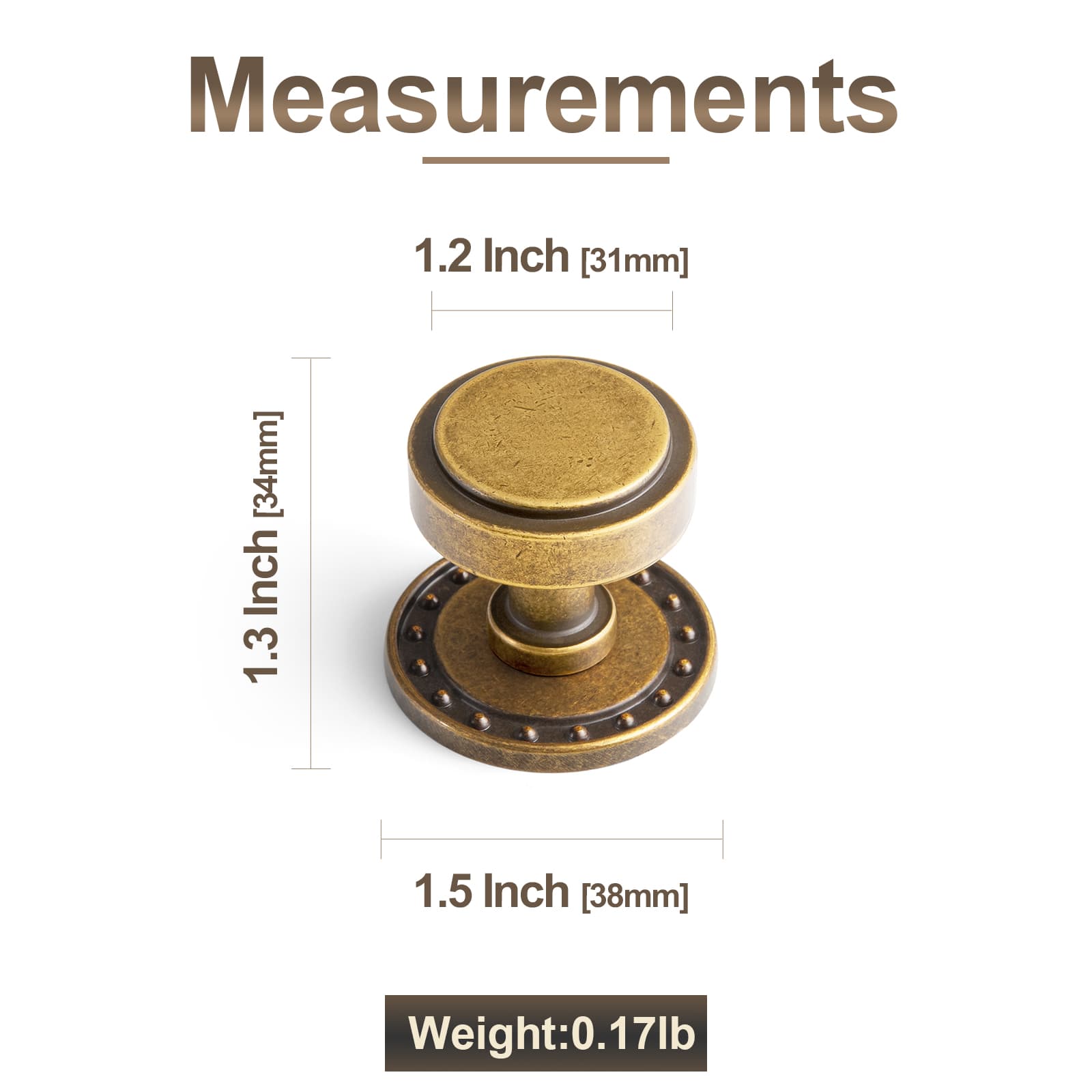 Goo-Ki Simple Cylindrical Zinc Alloy Drawer Knob with Elegant Design