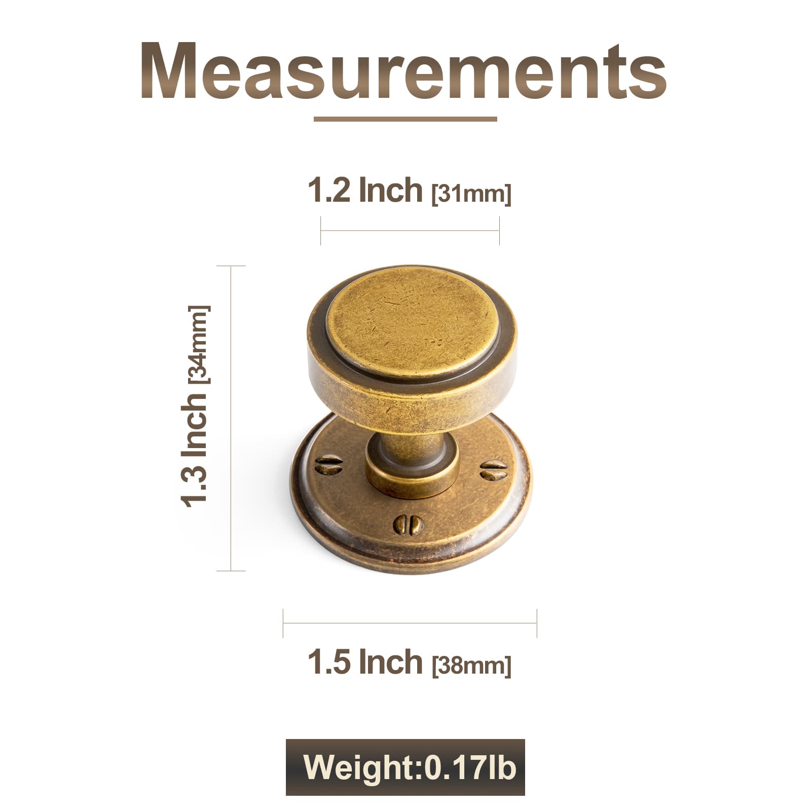 Goo-Ki Simple Cylindrical Zinc Alloy Drawer Knob with Elegant Design