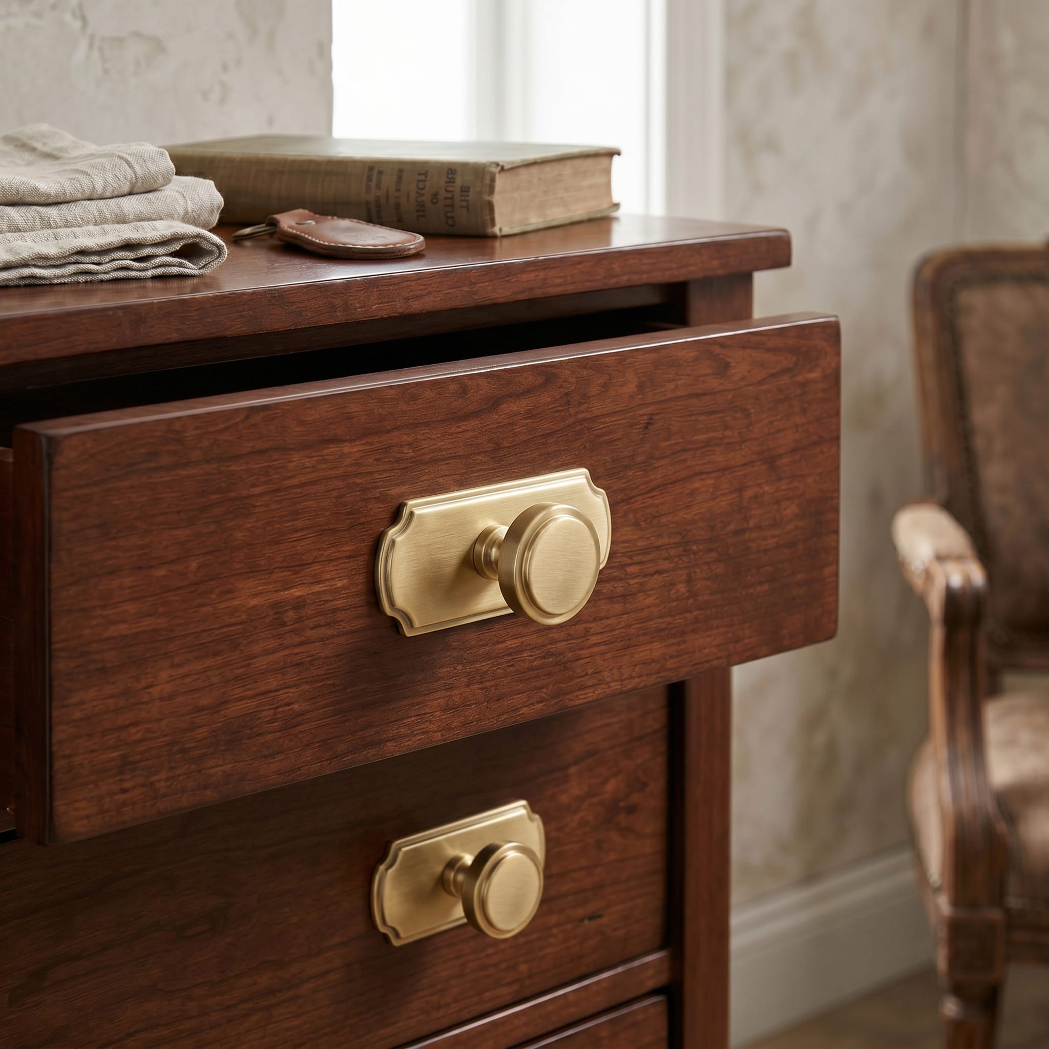 Goo-Ki Simple Cylindrical Zinc Alloy Drawer Knob with Elegant Design