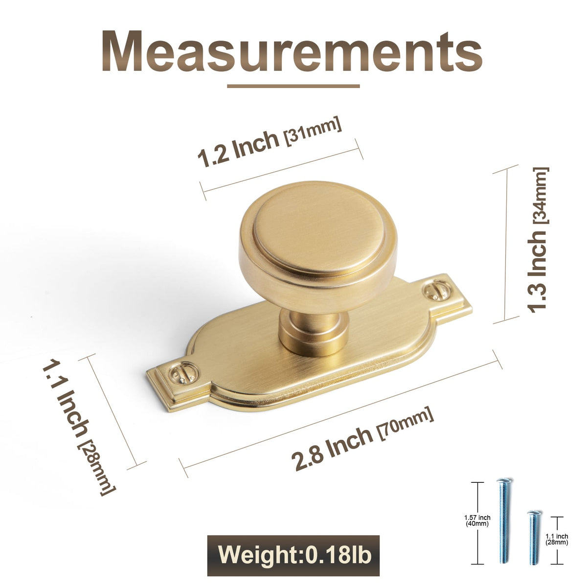 Goo-Ki Simple Cylindrical Zinc Alloy Drawer Knob with Elegant Design