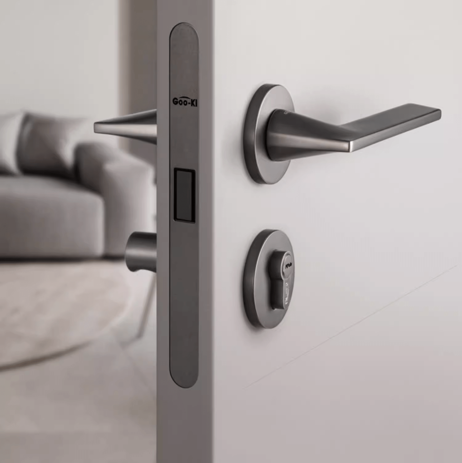 Goo-Ki Simple Mute Door Lock Nordic Door Lock Set Bedroom Interior Door Lock