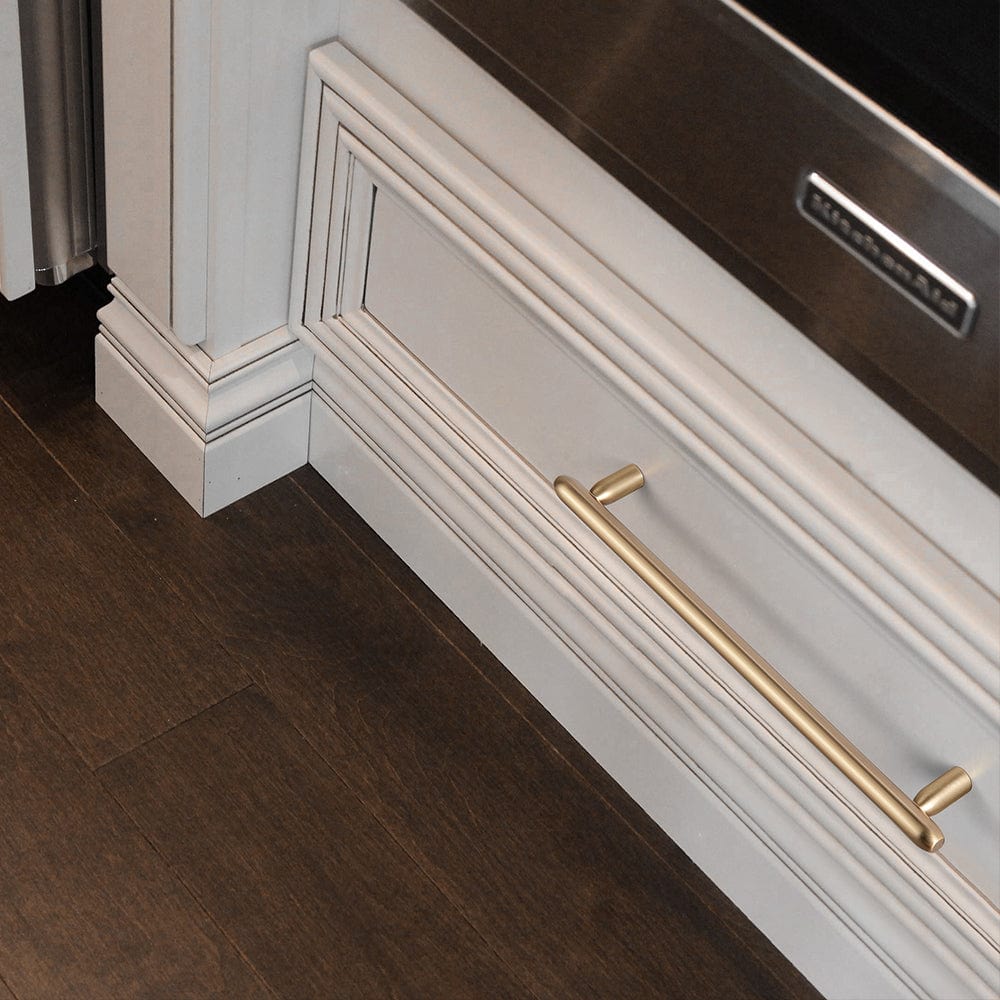 Goo-Ki Sleek and Sturdy Cabinet Handles Elegant Antique Brass Drawer Pulls