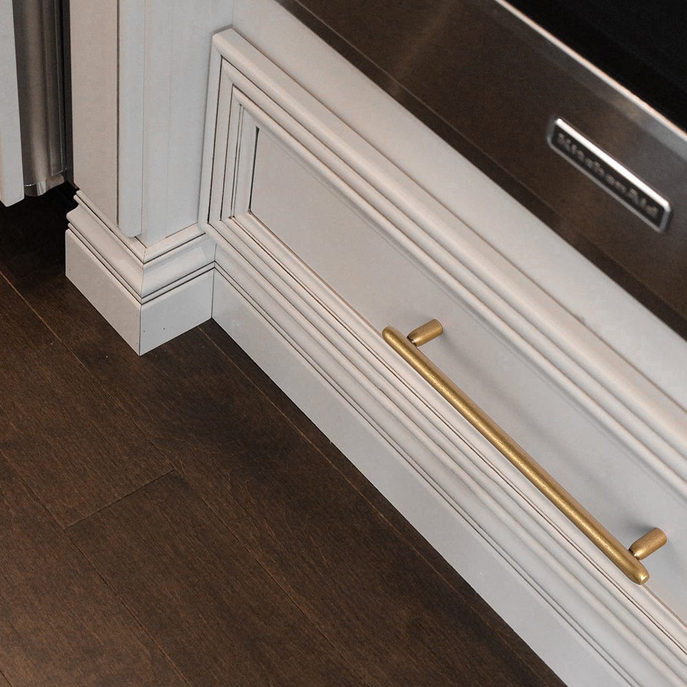 Goo-Ki Sleek and Sturdy Cabinet Handles Elegant Antique Brass Drawer Pulls