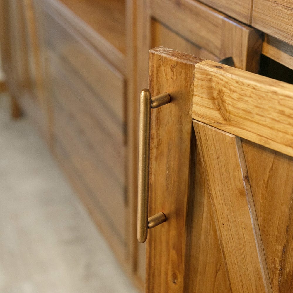 Goo-Ki Sleek and Sturdy Cabinet Handles Elegant Antique Brass Drawer Pulls