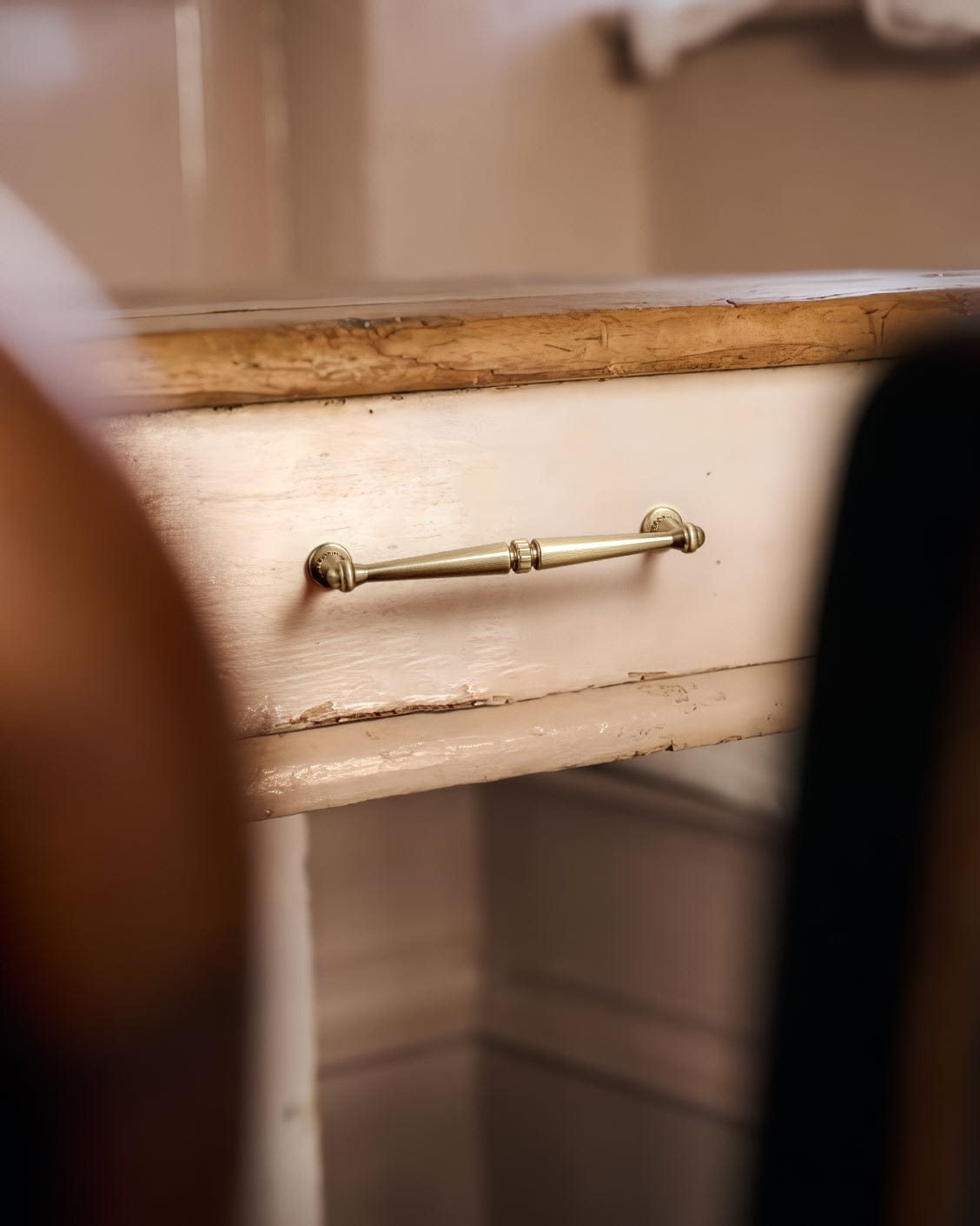 Goo-Ki Solid Ancient Vintage Retro Bar Pull for Cupboard Dresser Bathroom