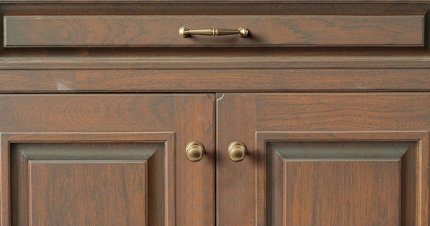 Goo-Ki Solid Ancient Vintage Retro Bar Pull for Cupboard Dresser Bathroom