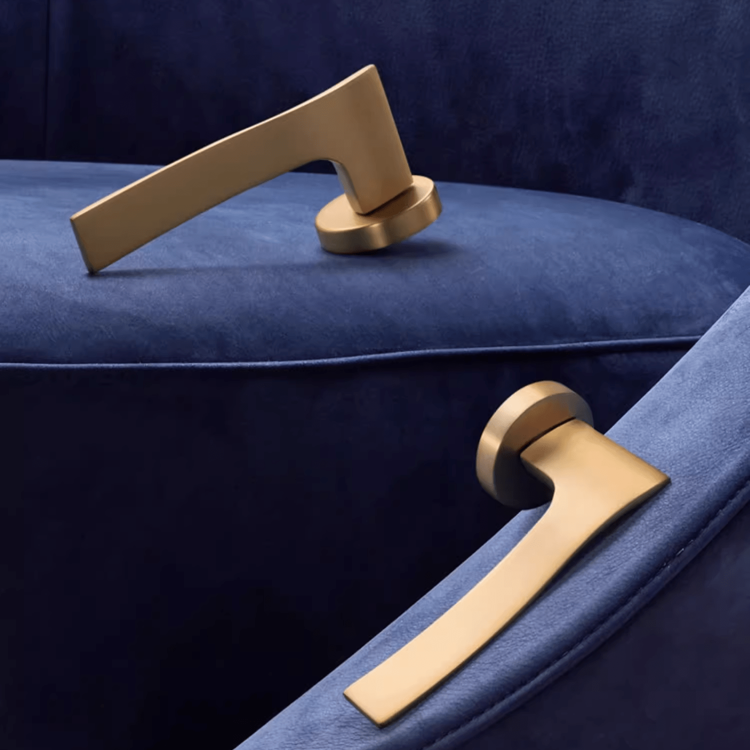 Goo-Ki Solid Brass Interior Door Lock Luxury Bedroom Europe Door Lock with Key Whole Set