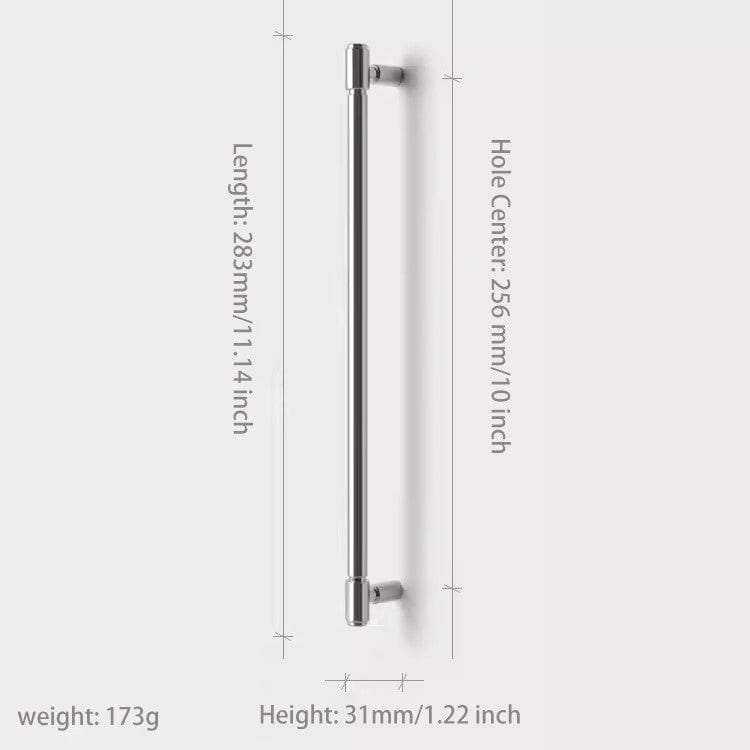 Goo-Ki Solid Zinc Alloy Cabinet Pull Titanium Silver Gold Modern Wardrobes Drawer Handles