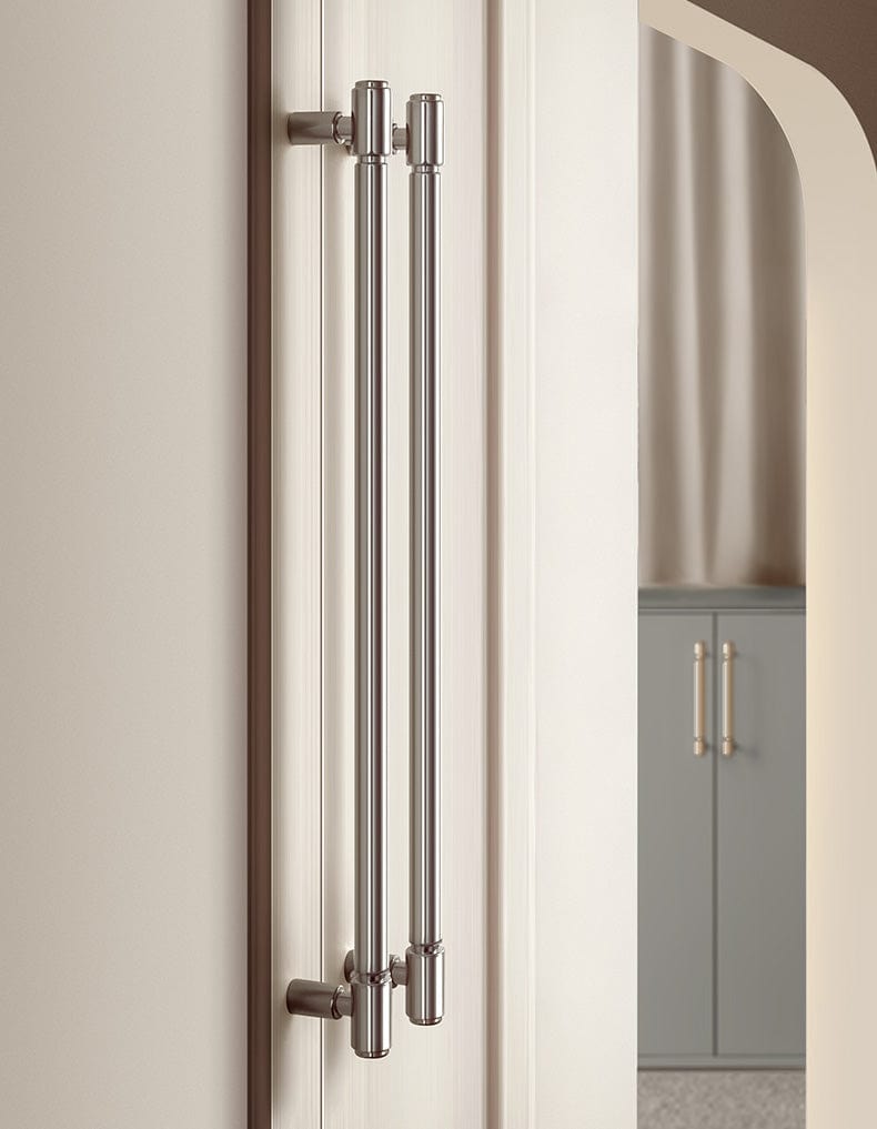 Goo-Ki Solid Zinc Alloy Cabinet Pull Titanium Silver Gold Modern Wardrobes Drawer Handles