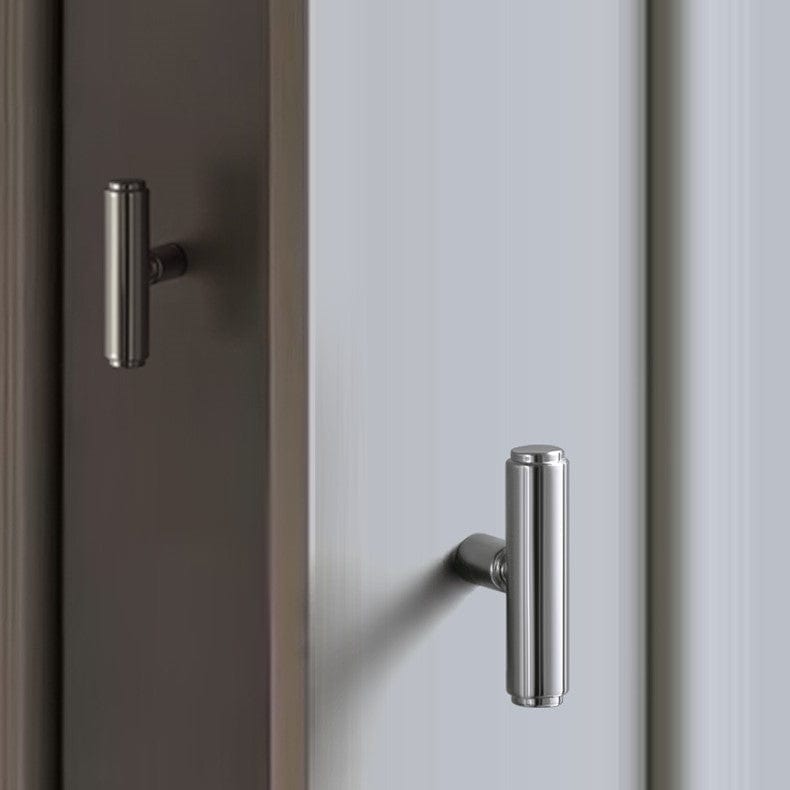 Goo-Ki Solid Zinc Alloy Cabinet Pull Titanium Silver Gold Modern Wardrobes Drawer Handles