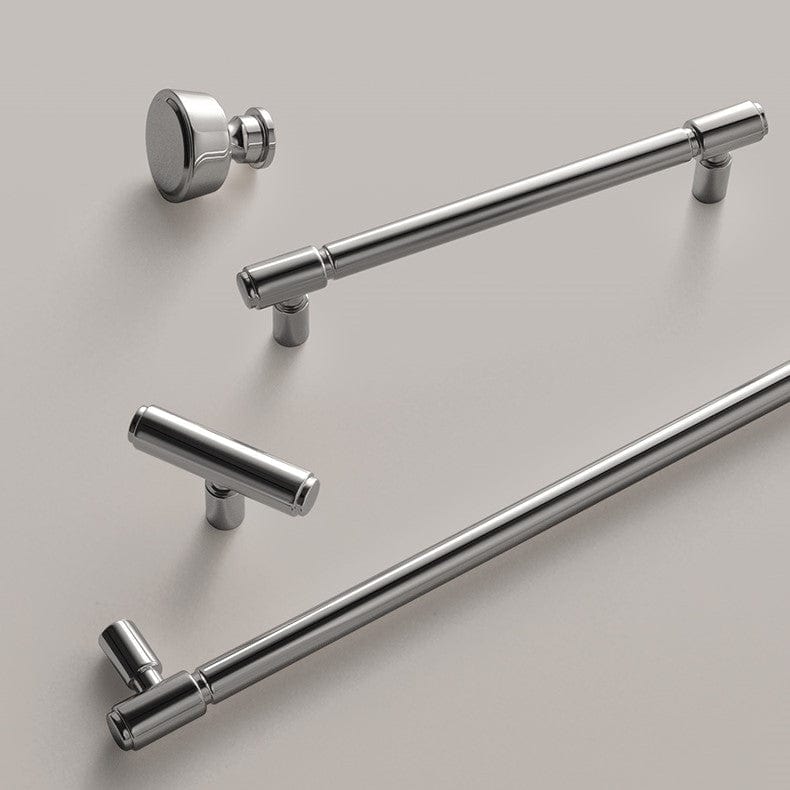 Goo-Ki Solid Zinc Alloy Cabinet Pull Titanium Silver Gold Modern Wardrobes Drawer Handles