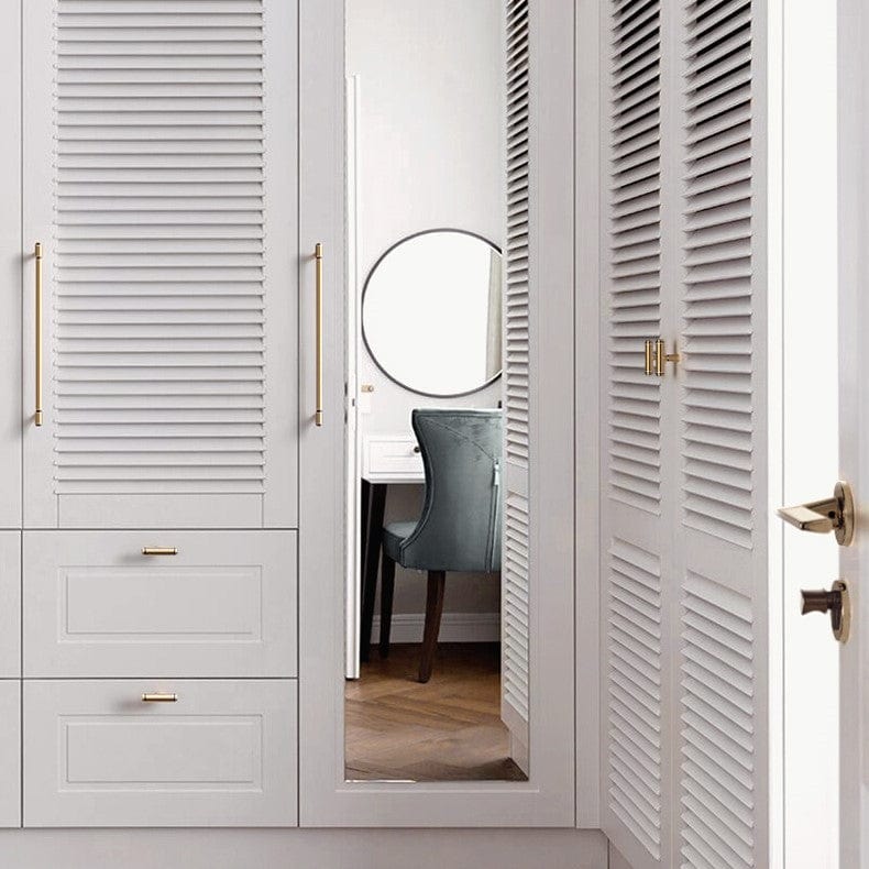 Goo-Ki Solid Zinc Alloy Cabinet Pull Titanium Silver Gold Modern Wardrobes Drawer Handles