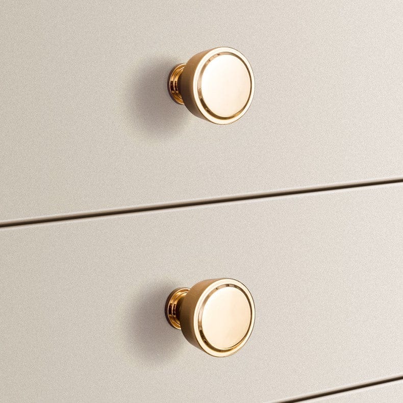 Goo-Ki Solid Zinc Alloy Cabinet Pull Titanium Silver Gold Modern Wardrobes Drawer Handles