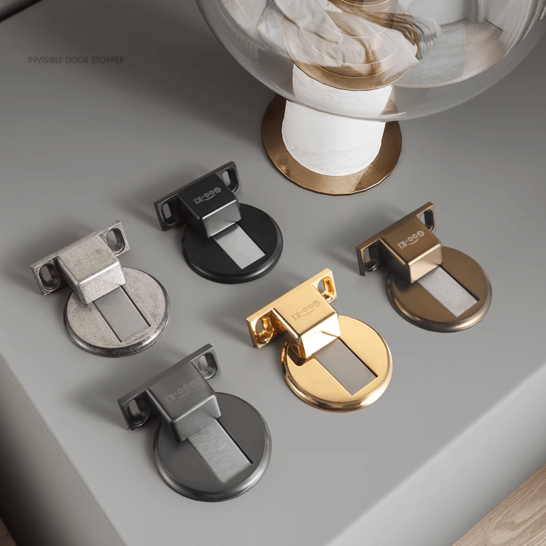 Goo-Ki Strong Windproof Door Suction Invisible Zinc Alloy Door Stopper