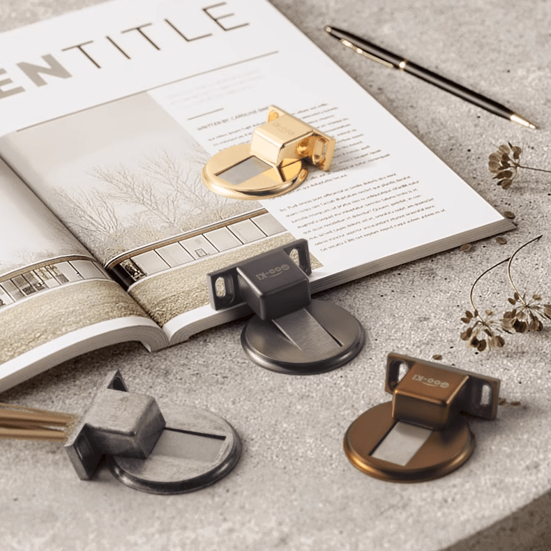 Goo-Ki Strong Windproof Door Suction Invisible Zinc Alloy Door Stopper