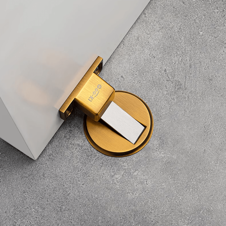 Goo-Ki Strong Windproof Door Suction Invisible Zinc Alloy Door Stopper