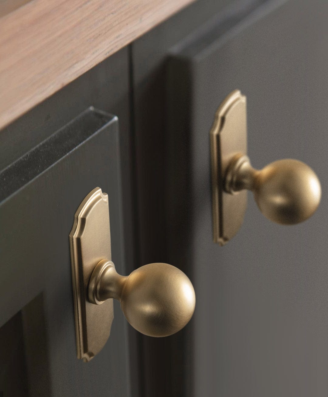 Goo-Ki Stylish Zinc Alloy Cabinet Knobs Classic Round Design Durable Cabinet Handles