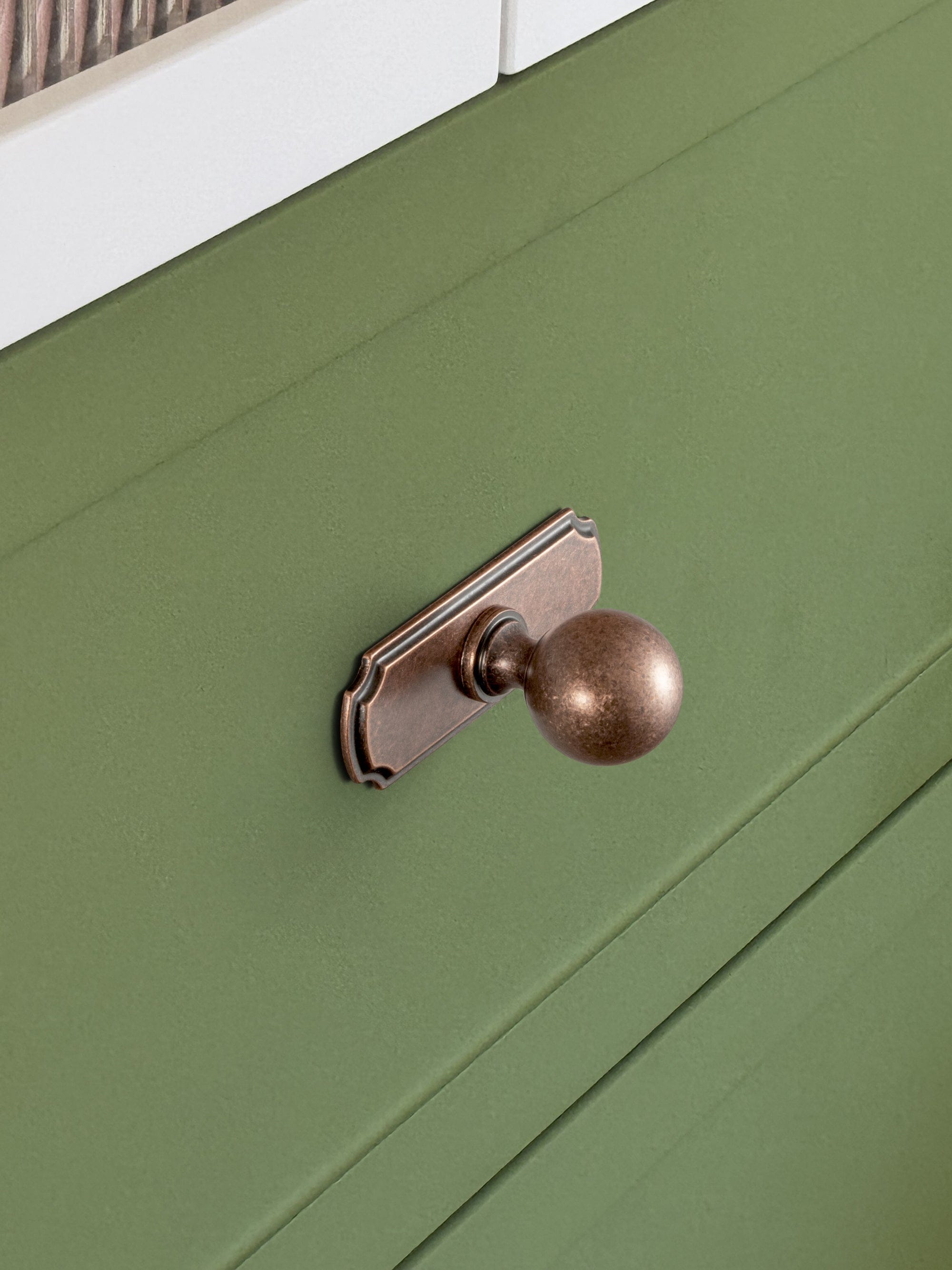 Goo-Ki Stylish Zinc Alloy Cabinet Knobs Classic Round Design Durable Cabinet Handles